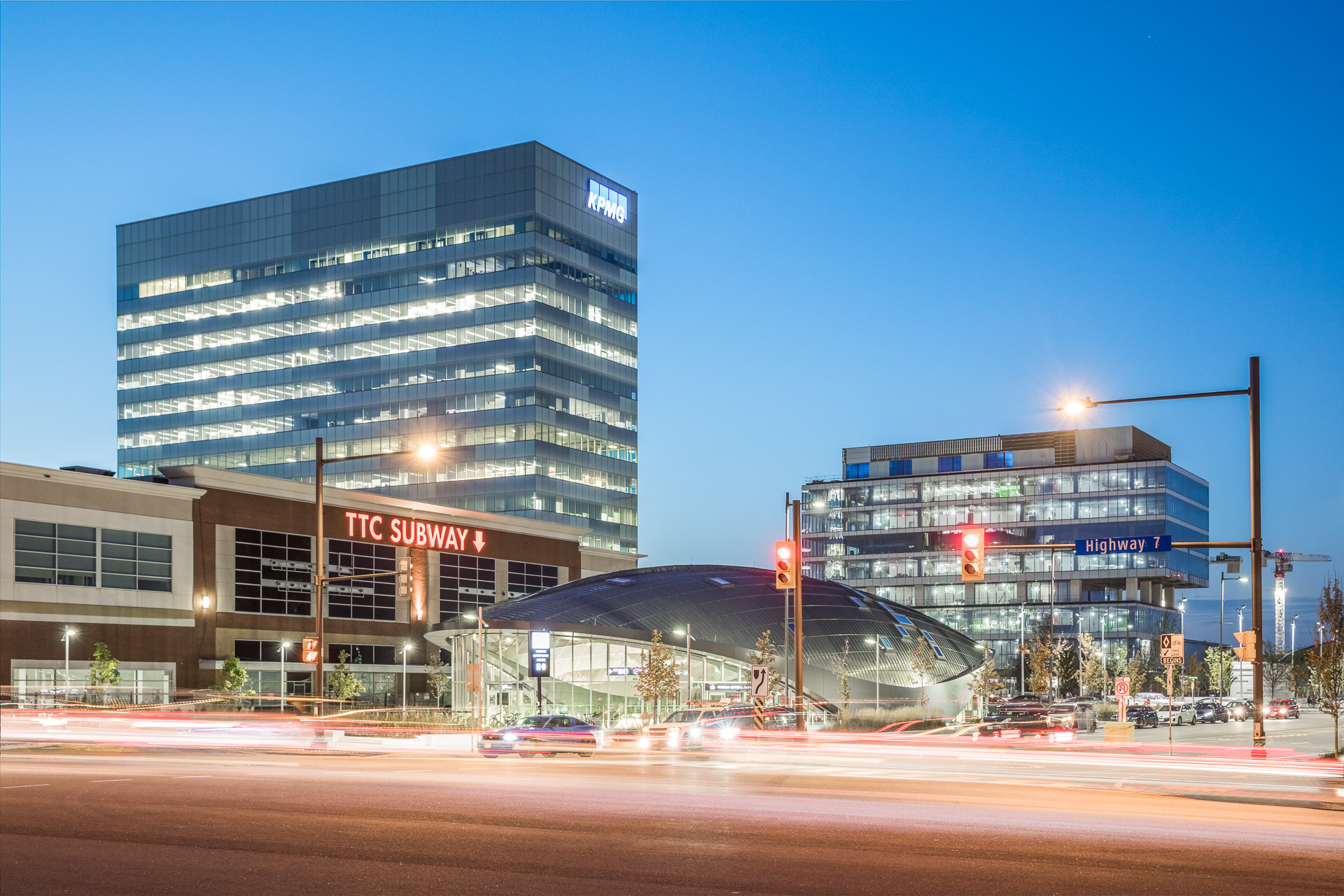 Vaughan Metropolitan Centre from Highway 7